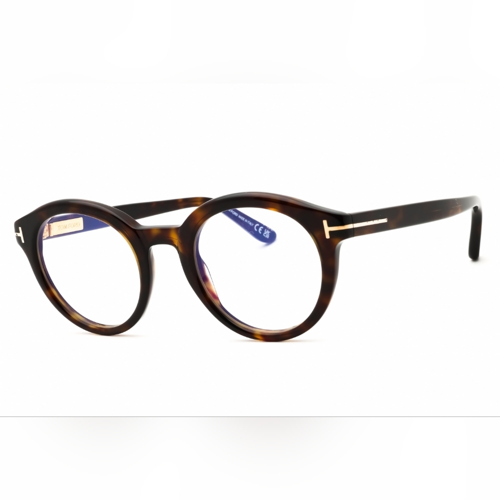 NWT, Tom FordFT6061-B, Dark Havana/Clear Lens, Size50X23X145.